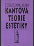 Kantova teorie estetiky - náhled