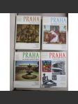 PRAHA - KOMPLET 4 SVAZKŮ - Čtvero knih o Praze. Architektura, sochařství, malířství, umělecké řemeslo. Praha středověká, Na úsvitu nových dějin, Praha národního probuzení, Praha našeho věku - náhled