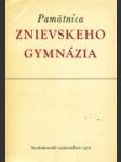 Pamätnica Znievskeho gymnázia - náhled