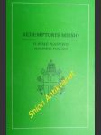 Encyklika " redemptoris missio - o stálé platnosti misijního poslání " - jan pavel ii. - náhled