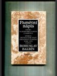 Pamětní nápis (Satira na Bernarda Ignáce z Martinic, kterou jménem čtyř stavů Království českého roku 1672 napsal Bohuslav Balbín) - náhled