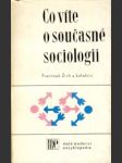 Co víte o současné sociologii - náhled