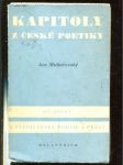 Kapitoly z české poetiky, díl II. (K vývoji české poesie a prózy) - náhled