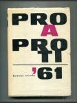 Pro a proti (Kritická ročenka 1961) - náhled