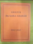 Sborník Dra Karla Kramáře k jeho 70. narozeninám - náhled