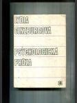 Psychologická próza - náhled