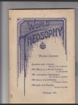 World Theosophy, A Journal Devoted on the Art of Living - náhled