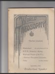 World Theosophy, A Journal Devoted on the Art of Living - náhled