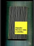 Západní literární věda a estetika - náhled