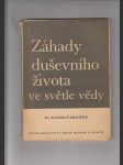 Záhady duševního života ve světle vědy - náhled