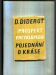 Prospekt encyklopedie / Pojednání o kráse - náhled