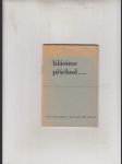 Hlásíme příchod... (Sborník žalářní a koncentrační poesie) - náhled