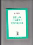 Základy lékařské psychologie - náhled