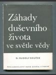 Záhady duševního života ve světle vědy - náhled