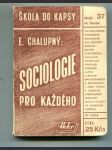 Sociologie pro každého - náhled