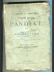 Učební kniha pandekt. 3. díl, kniha 4. a 5.: O poměrech rodinných a o dědictví - náhled