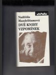 Dvě knihy vzpomínek - náhled