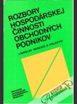 Rozbory hospodárskej činnosti obchodných podnikov - náhled