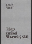 Takto vznikol Slovenský štát - náhled