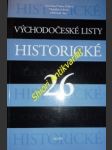 Východočeské listy historické - číslo 26 - kolektiv - náhled