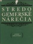 Stredogemerské nárečia - náhled