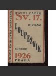 Loupežník [Karel Čapek; avantgardní obálka; ed. Lidová knihovna Aventina] - náhled