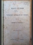 Malý výbor literatury české - náhled