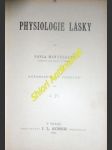 Physiologie lásky - mantegazzy pavel - náhled