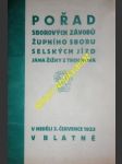 Pořad sborových závodů župního sboru selských jízd jana žižky z trocnova v neděli 2. července 1933 v blatné - náhled