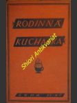 RODINNÁ KUCHAŘKA - Sbírka úsporných, prakticky vyzkoušených předpisů a návodů, jak vařiti v malé domácnosti - JIROVÁ Květoslava - náhled