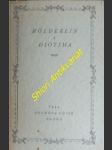 Hölderlin a diotima - dopisy a básně - náhled