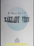 Základy víry - čala antonín o.p. - náhled