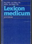 Lexicon medicum - náhled