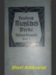 Die Geburt der Tragödie. Aus dem Nachlaß 1869 - 1873 - NIETZSCHE Friedrich - náhled