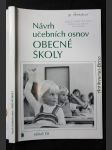 Návrh učebních osnov obecné školy - náhled