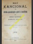 Malý kancionál čili sbírka posvátných zpěvů a modliteb pro mládež katolickou arcidiecése olomucké (1914) - náhled