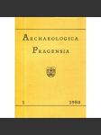 Archaeologica Pragensia 1/1980 [archeologický sborník, archeologie, Muzeum hlavního města Prahy] - náhled