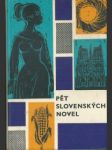 Pět slovenských novel - náhled