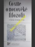 Co víte o novověké filozofii - čechák vladimír / sobotka milan / sus jaroslav - náhled