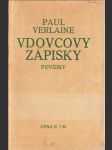 Vdovcovy zápisky - náhled