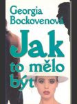 Jak to mělo být bockovenová georgia - náhled