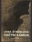 Obětní kámen štroblová jana - náhled