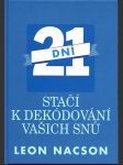 21 dní stačí k dekódování vašich snů nacson leon - náhled