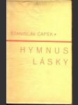 Hymnus lásky čapek stanislav - náhled