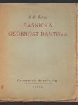 Básnická osobnost dantova šalda f. x. - náhled