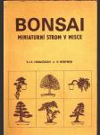 Bonsai - miniaturní strom v misce hrdličkovi v. a z. a herynek petr - náhled