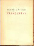 České zpěvy neumann stanislav kostka - náhled