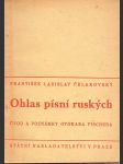 Ohlas písní ruských čelakovský františek ladislav - náhled