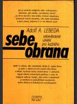 Sebeobrana lebeda a. a. - náhled