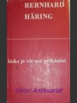 Láska je víc než přikázání - häring bernhard - náhled